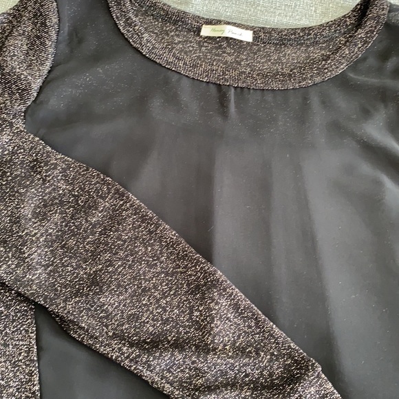 Sheer Long Sleeve Top - Picture 3 of 3